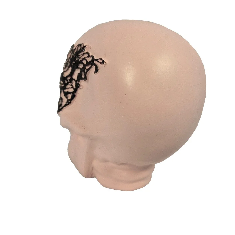 Midnight Manor Pink Skull Halloween Decor Medium Pink New Gothic Lace Mask